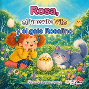 Portada de «Rosa, el huevito Vito y el gato Rosalino»